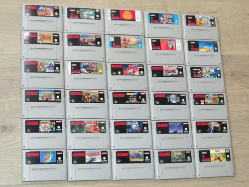 Super nintendo giochi a - nintendo, (snes)