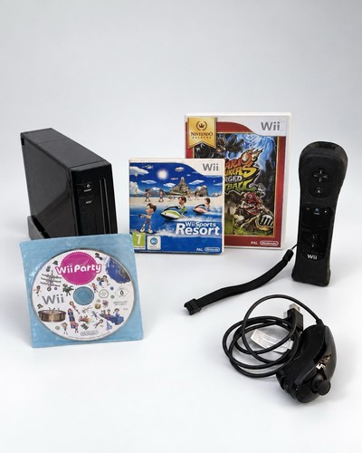 Nintendo wii nera completa - nintendo,